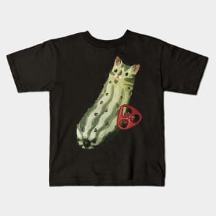 Spicy Cat Pickle Kids T-Shirt